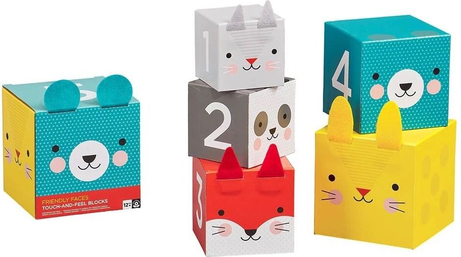 Petitcollage Věž z 1-2-3 kostek zvířátka - poškozený obal - obrázek 1