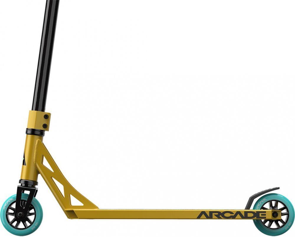 Arcade Freestylová koloběžka Arcade Defender Pro Gold/Teal - obrázek 2