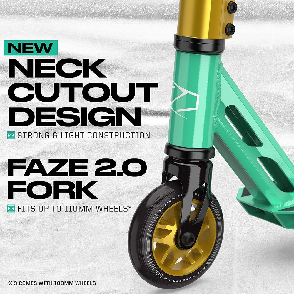 Fuzion Freestylová koloběžka Fuzion Pro X-5 Teal - obrázek 6