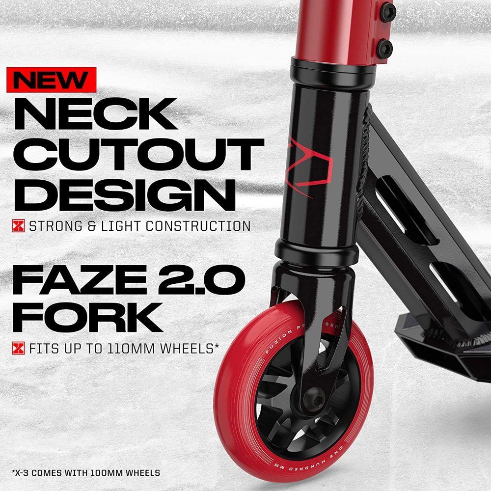 Fuzion Freestylová koloběžka Fuzion Pro X-5 Black/Red - obrázek 6