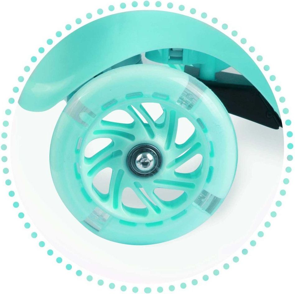 Ricokids Dětská tříkolová koloběžka Ricokids Piko LED mint - obrázek 6