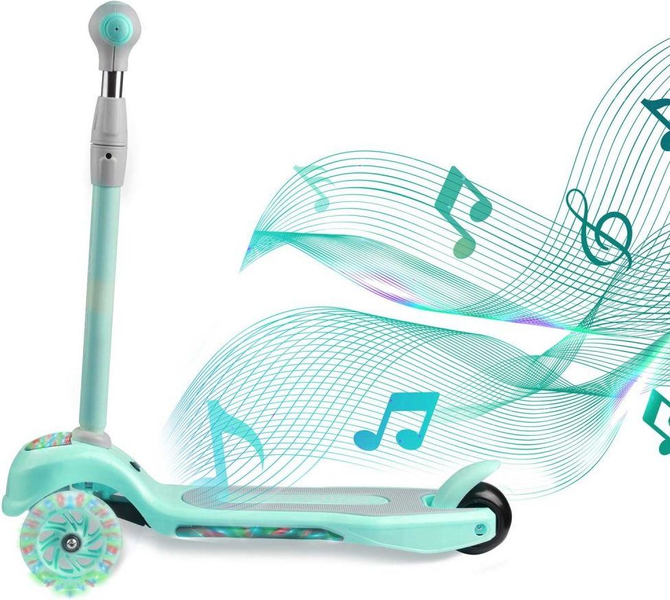 Ricokids Dětská tříkolová koloběžka Ricokids Piko LED mint - obrázek 7