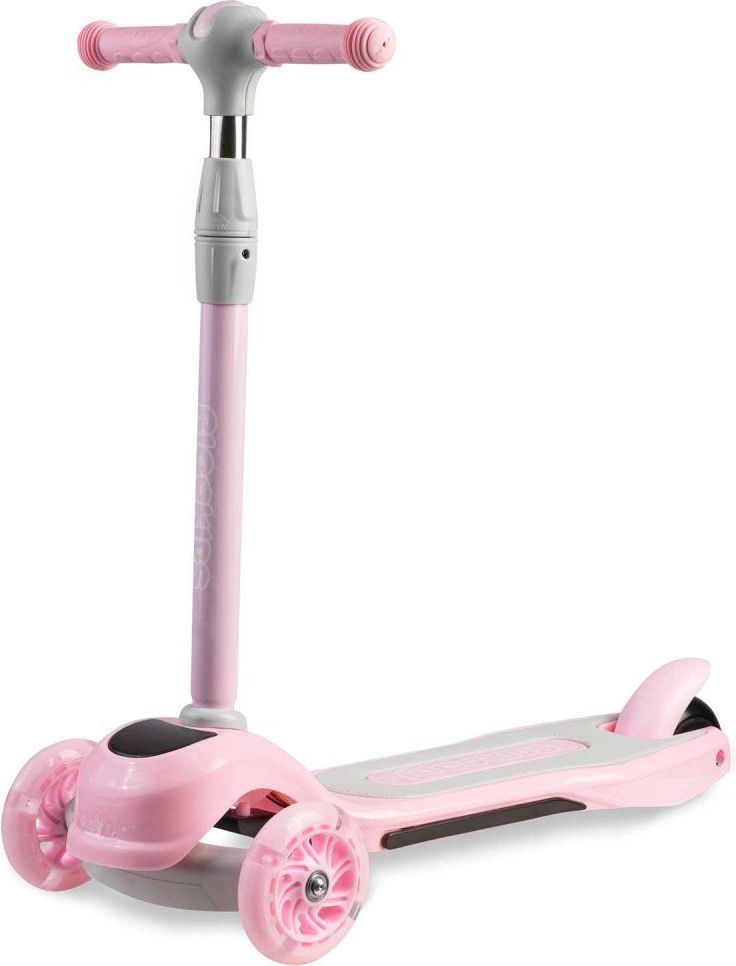 Ricokids Dětská tříkolová koloběžka Ricokids Piko LED růžová - obrázek 3