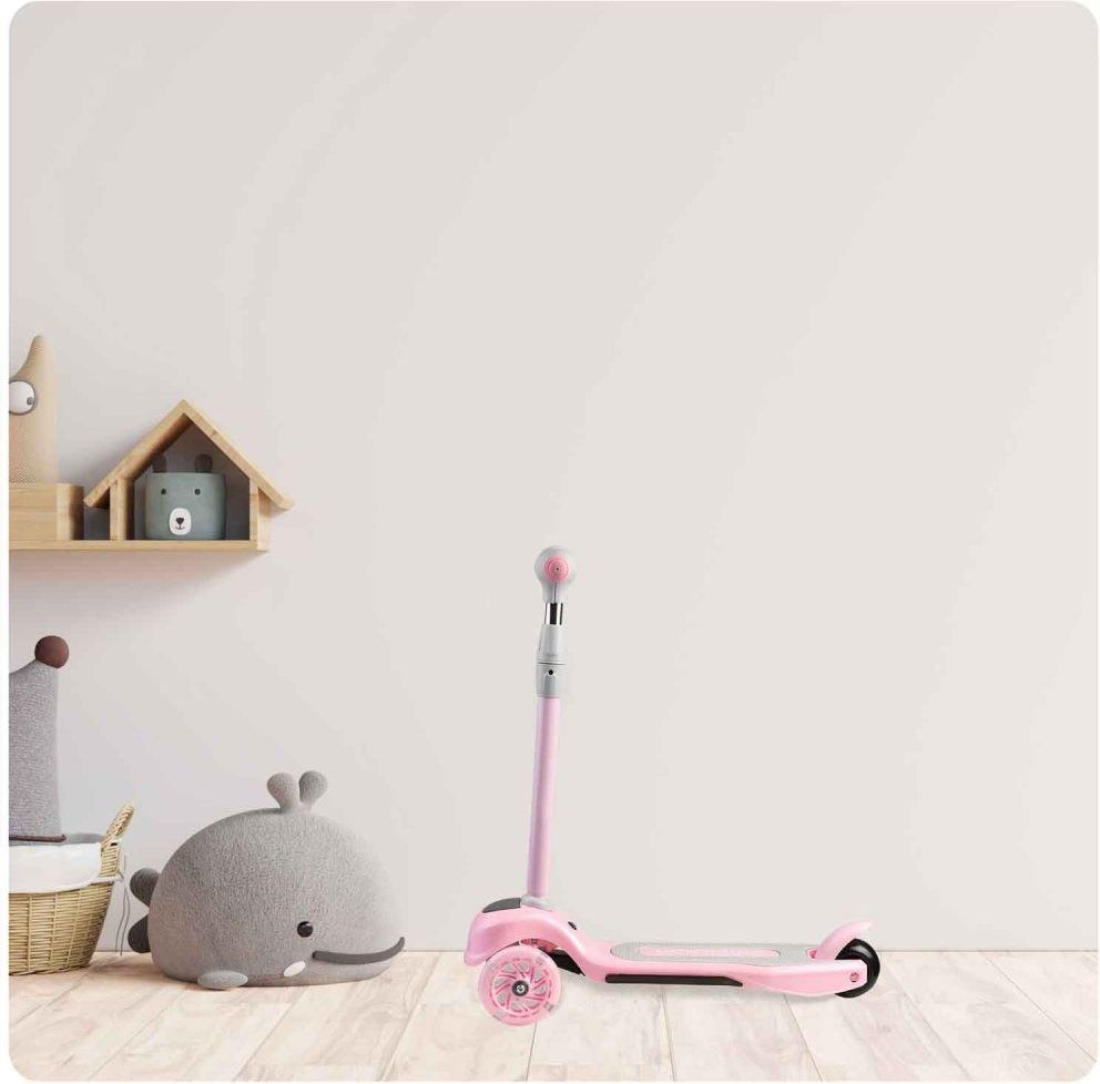 Ricokids Dětská tříkolová koloběžka Ricokids Piko LED růžová - obrázek 15