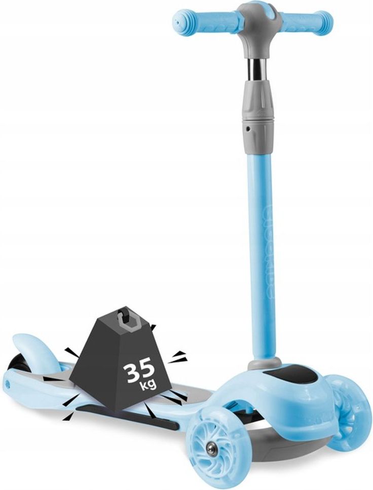 Ricokids Dětská tříkolová koloběžka Ricokids Piko LED modrá - obrázek 9