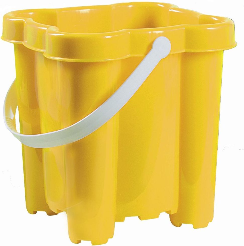 Androni Kyblík hrad 4 věže - výška 20 cm, žlutý - obrázek 1