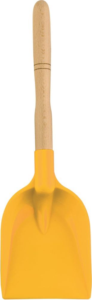 Androni Lopata s dřevěnou násadou - délka 34 cm, žlutá - obrázek 1