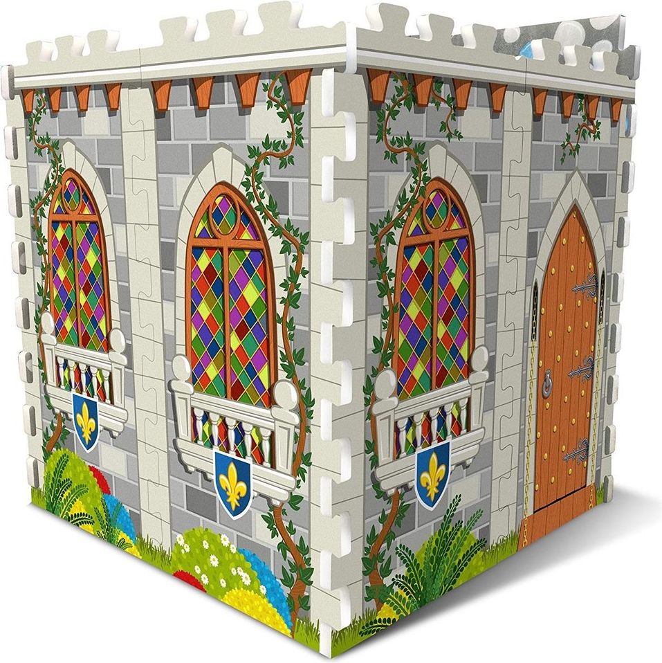 STAMP TP674008 - 3D pěnové podlahové puzzle hrad - 14 dílů - obrázek 4