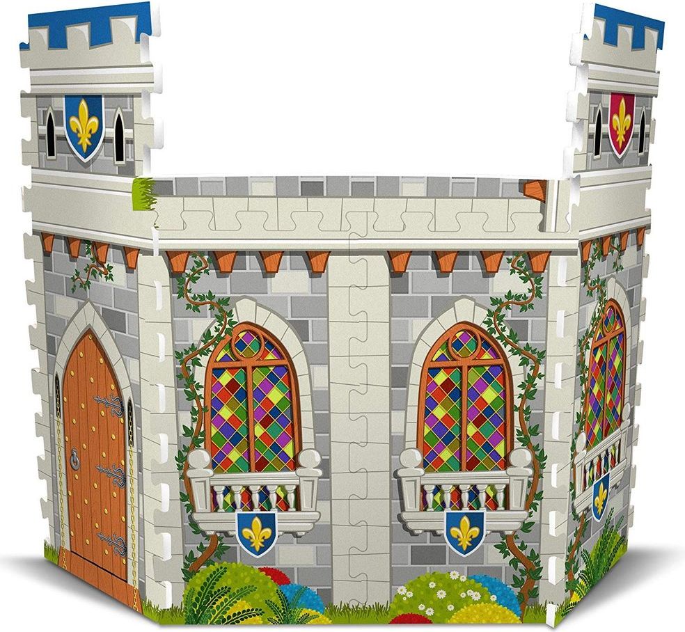 STAMP TP674008 - 3D pěnové podlahové puzzle hrad - 14 dílů - obrázek 5