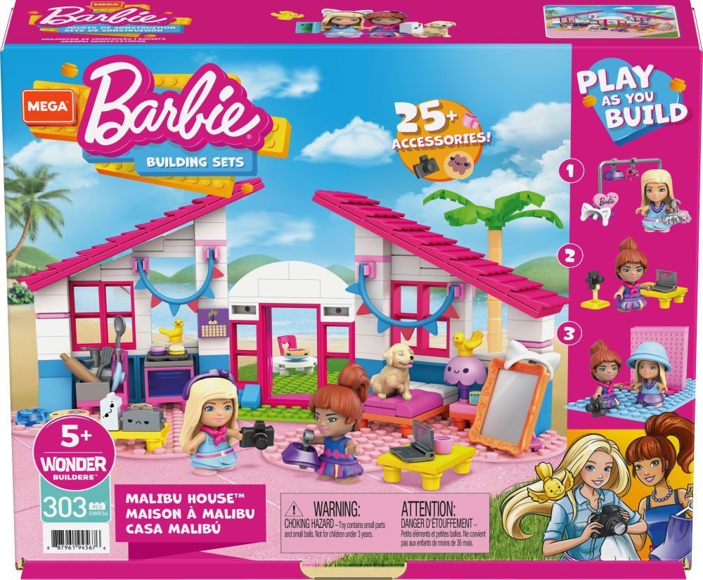 MATTEL MEGA CONSTRUX BARBIE DŮM SNŮ DREAMHOUSE - obrázek 1