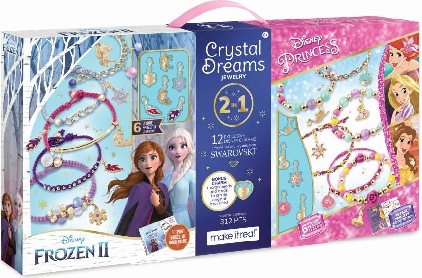 Make it Real Velká sada výroby náramků Frozen II a Disney Princess SWAROVSKI - obrázek 1