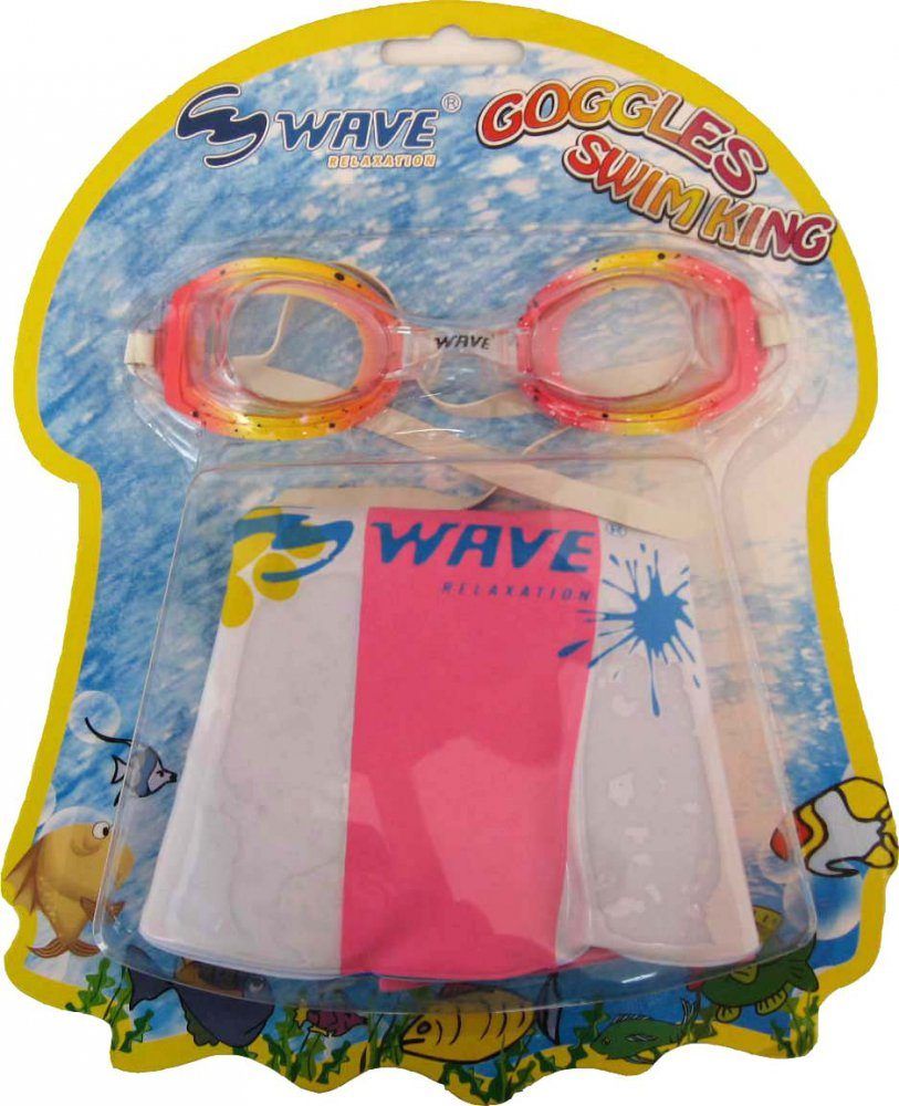 Wave Sada dětské plavecké brýle + nafukovací kruh Wave SET2102 - obrázek 2