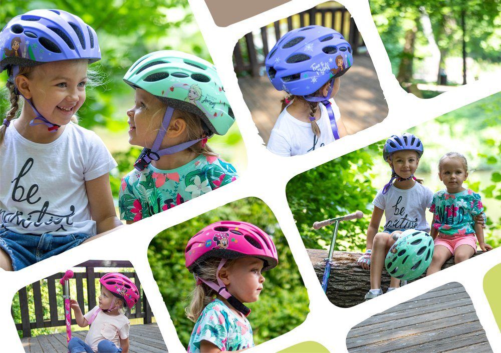 SEVEN Cyklistická helma In-mold Seven Frozen - Ledové království zelená - obrázek 6