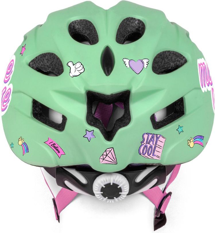 SEVEN Cyklistická helma In-mold Seven Minnie zelená - obrázek 3