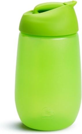 Munchkin - Hrneček s brčkem Simple Clean 296ml - zelený - obrázek 1