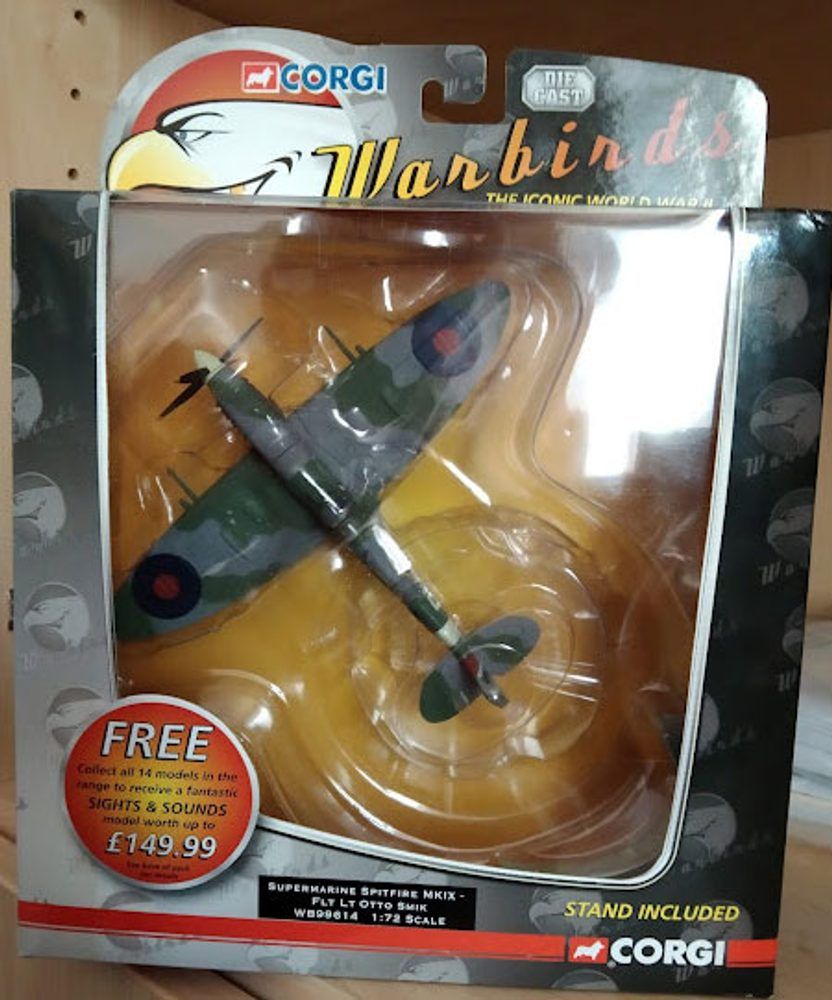 Popron Kovový model WB99614 2006 Corgy Metal cast Supermarine Spitfire MKIX 1:72 - obrázek 2