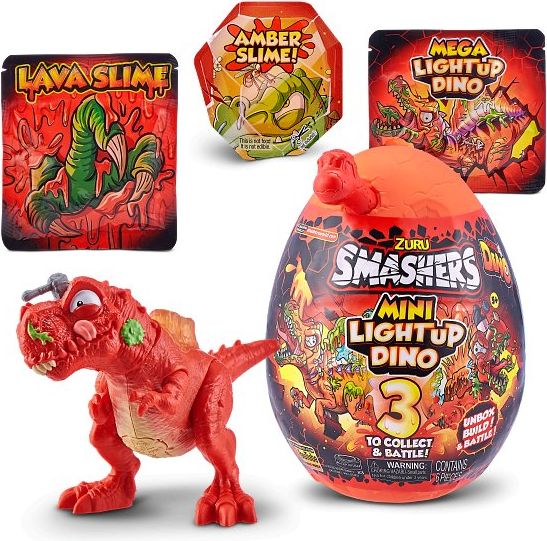 Smashers - Svítící dinosaurus ZU7473 - obrázek 3
