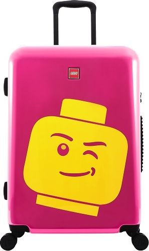 LEGO Luggage ColourBox Minifigure Head 24\" - Berry - obrázek 1