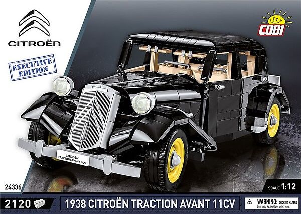 Cobi 1938 Citroen Traction Avant 11 CV, 1:12, EXECUTIVE EDITION - obrázek 1