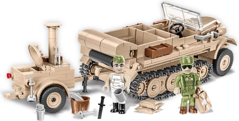 Cobi II WW Sd.Kfz. 10 a polní kuchyně, 1:35, 370 k, 2 f EXECUTIVE EDITION - obrázek 3