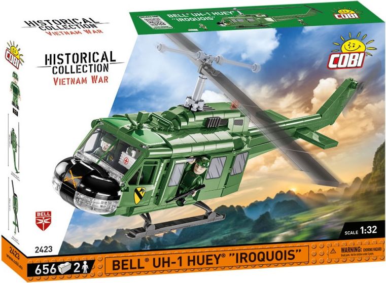 Cobi Vietnam War BELL UH-1 HUEY IROQUOIS, 1:32, 656 k, 2 f - obrázek 1