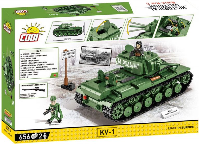 Cobi II WW KV-1, 656 k, 2 f - obrázek 3