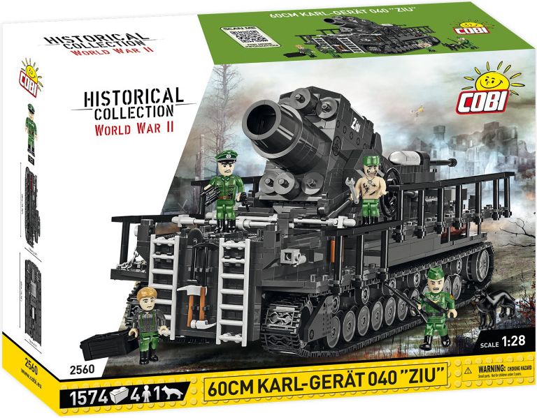 Cobi II WW 60 cm Karl-Gerat 040 "Ziu", 1:28, 1574 k, 5 f - obrázek 1