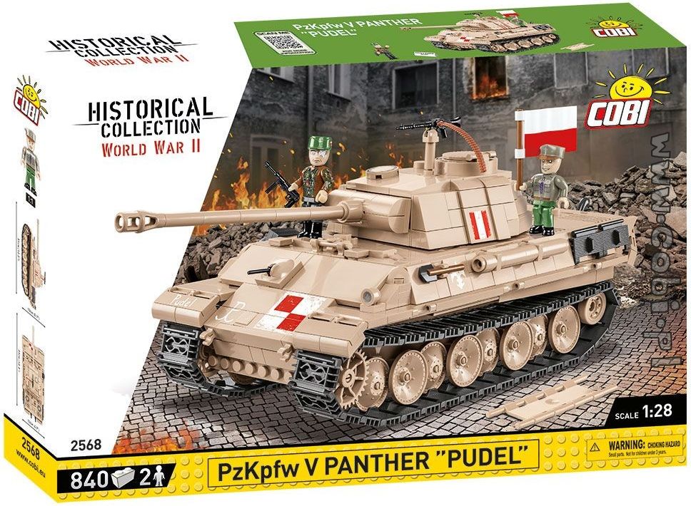 Cobi II WW Panzer V Panther PUDEL, 840 k, 2 f - obrázek 1