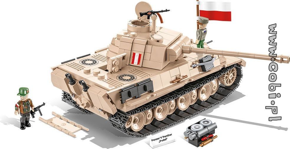 Cobi II WW Panzer V Panther PUDEL, 840 k, 2 f - obrázek 2