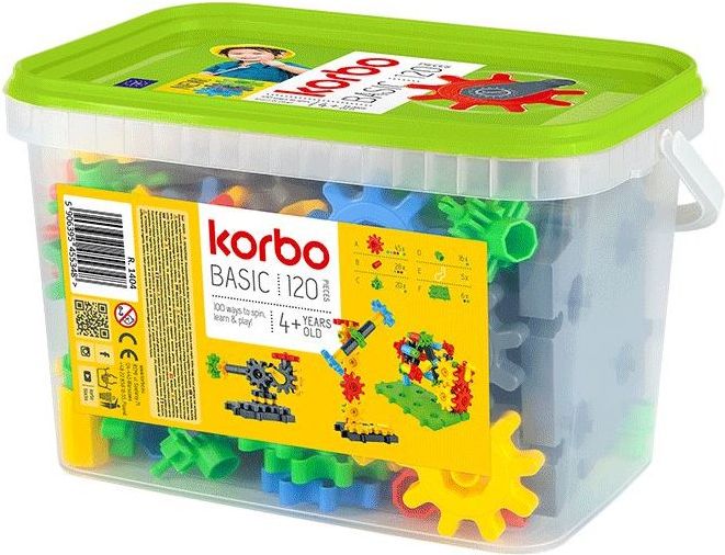 KORBO Plastová stavebnice Basic 120 dílů - obrázek 1