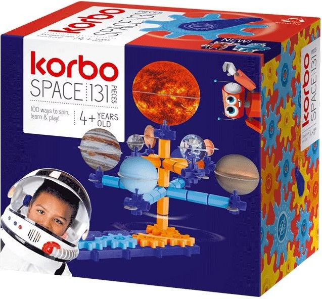 KORBO Plastová stavebnice Space 131 dílů - obrázek 1