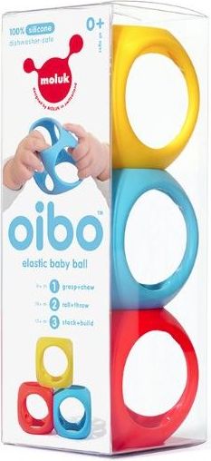 OIBO 3 smyslová hračka - základní barvy - obrázek 1