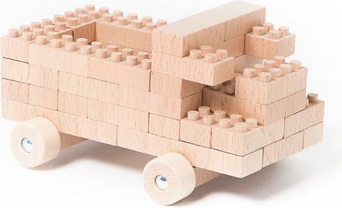 ECO-BRICKS Classic dřevěná stavebnice 90 dílků - obrázek 2