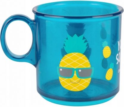 Canpol Babies Plastový hrneček s ouškem - Ananas - modrý - obrázek 1