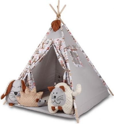 Baby Nellys  Stan pro děti týpí s velkou výbavou, Koloušek a kamarádi