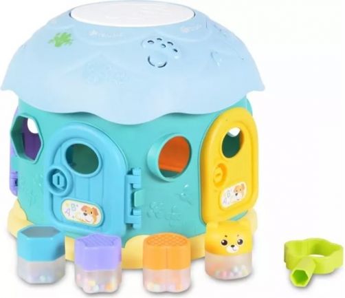 Moni Sorter Fantastic edukační vkládačka - Hříbek, modrá