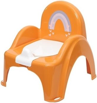 Tega Baby Nočník/židlička s melodií Eco duha, hořčicový - obrázek 1