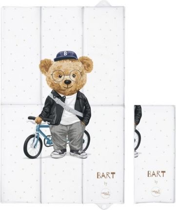 Ceba Baby Cestovní přebalovací podložka Fluffy Puffy Bart, 50 x 80 cm - obrázek 1