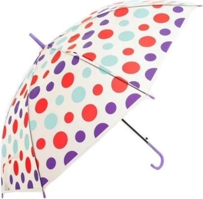 Tulimi Dětský holový deštník Puntík - červená, modrá - obrázek 1