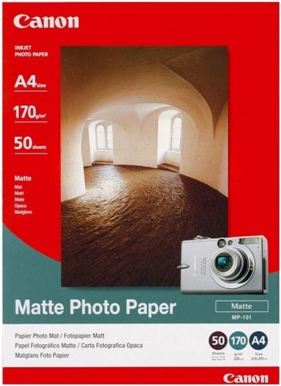Canon fotopapír MP-101, A4, 50 ks (7981A005) - obrázek 1