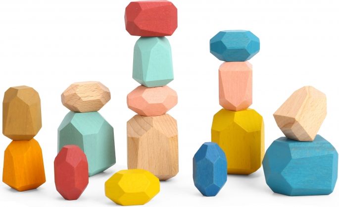 TOOKY TOY  Balanční hra dřevěné kameny - obrázek 1