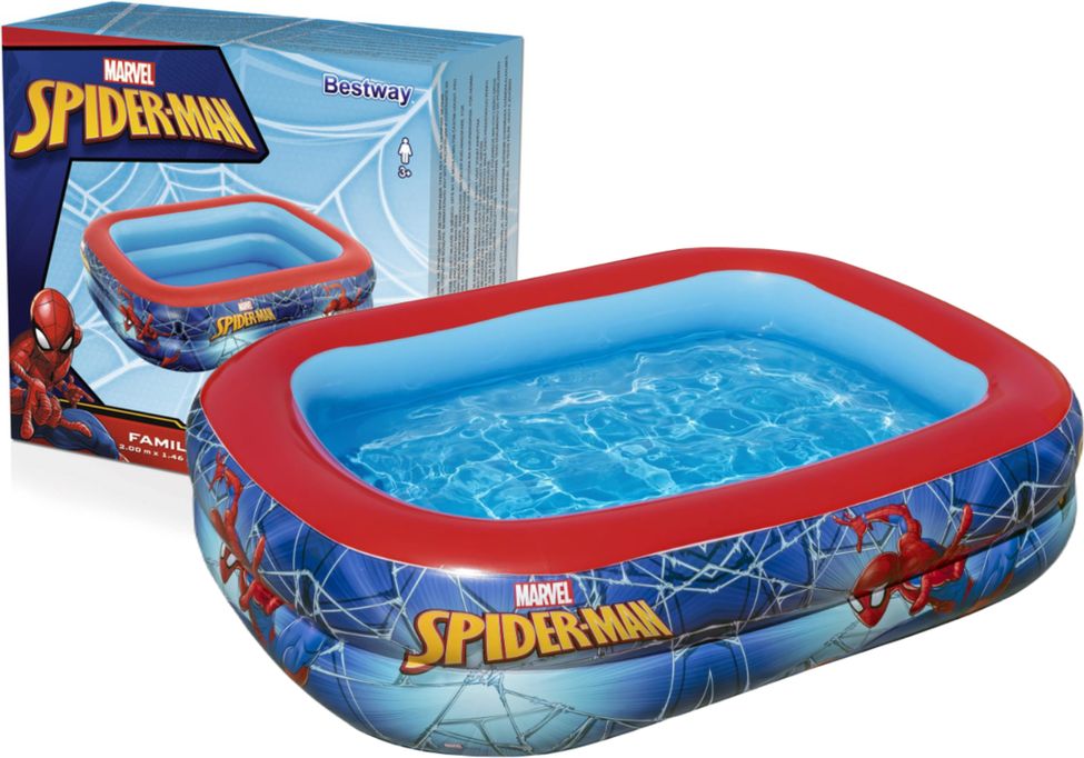 Bestway  Dětský bazén Bestway Marvel Spider-Man 200x146x48cm - obrázek 1