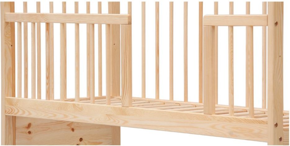 Válendová bočnice k postýlce 120 cm - přírodní - obrázek 3