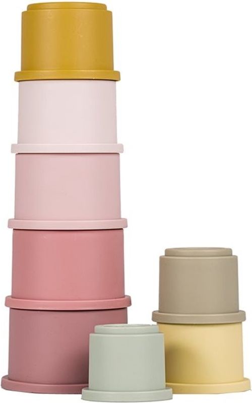 Little Dutch Stohovací kelímky - pink - obrázek 2