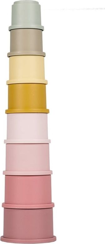 Little Dutch Stohovací kelímky - pink - obrázek 3