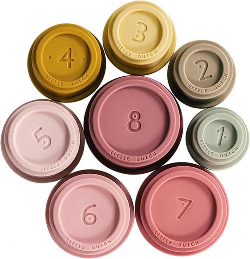 Little Dutch Stohovací kelímky - pink - obrázek 4