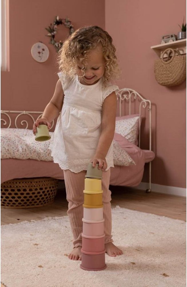 Little Dutch Stohovací kelímky - pink - obrázek 7