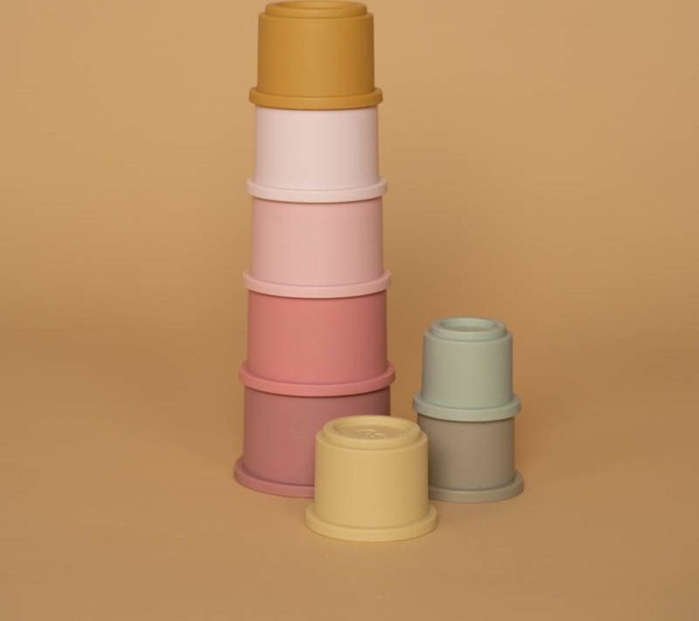 Little Dutch Stohovací kelímky - pink - obrázek 8