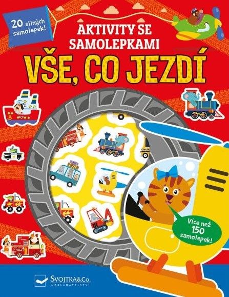 Svojtka Aktivity se samolepkami Vše, co jezdí - obrázek 1