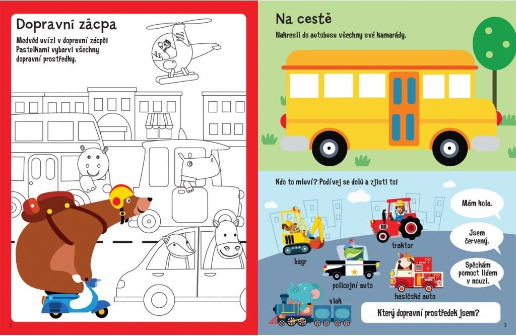 Svojtka Aktivity se samolepkami Vše, co jezdí - obrázek 5